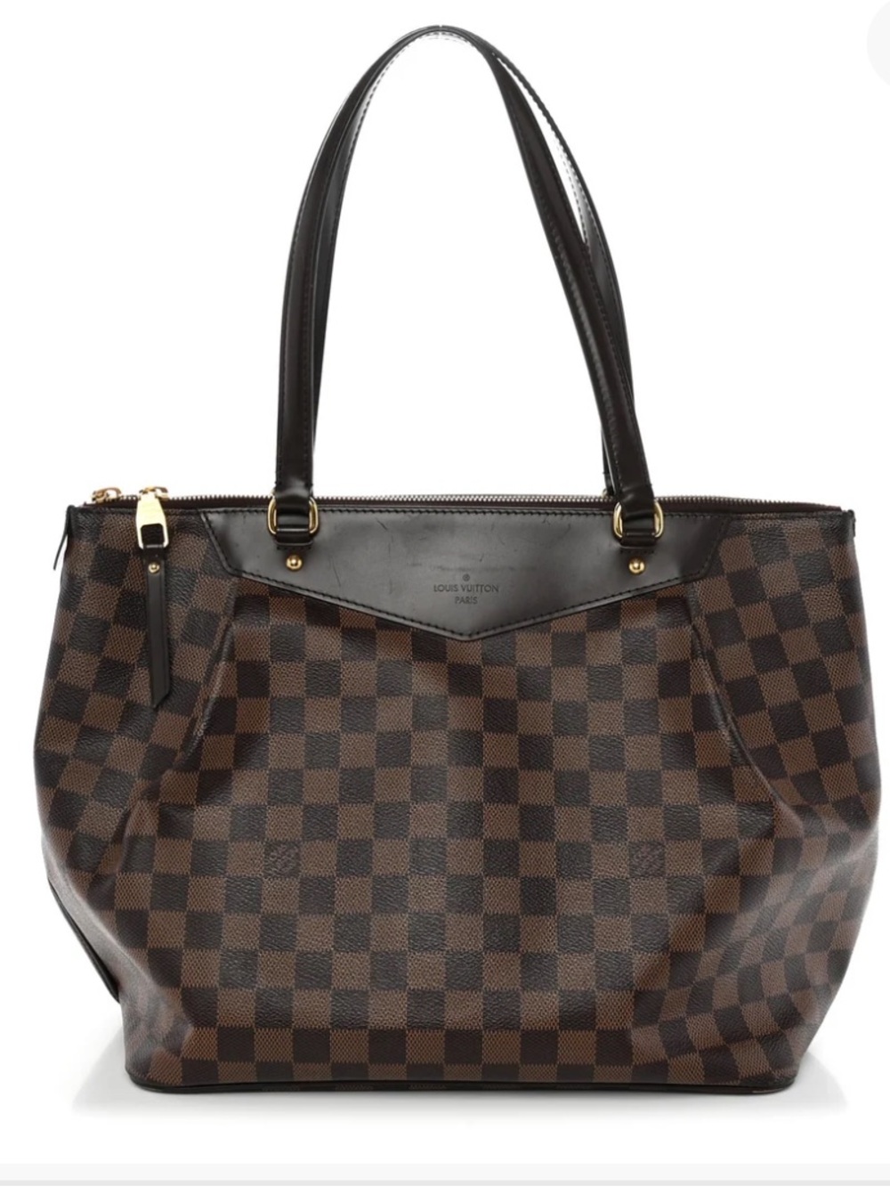 Louis Vuitton Westminster MM Damier Ebene Canvas Shoulder Tote